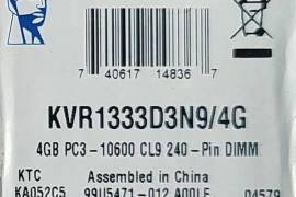 Kingston Value RAM KVR1333D3N9/4G